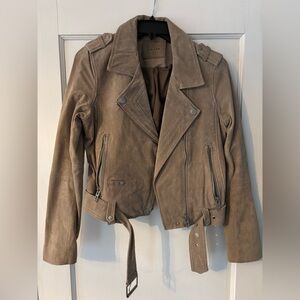 BLANKNYC Suede Moto Jacket